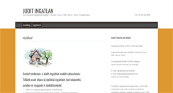 Desktop Screenshot of judit-ujingatlan.hu